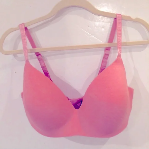 VICTORIA’S SECRET Pink No Wire BRA 38DD - Picture 3 of 8